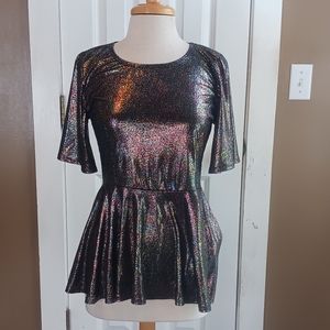 LuLaRoe Elegant Emma Metallic Size SMALL